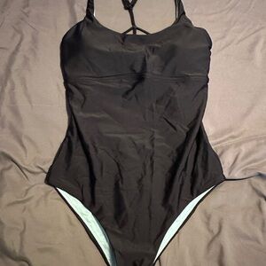 Prana Black One Piece Swimsuit